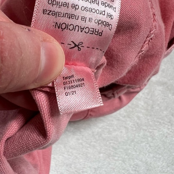 Universal Thread Target Pink High Waisted Paper Bag Baggy Shorts Size XL - Picture 14 of 15